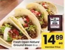 Safeway Fresh Open Nature Ground Bison offer