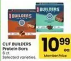 Safeway Cuf builders protein bars offer