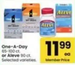 Safeway One-A-Day or Aleve offer