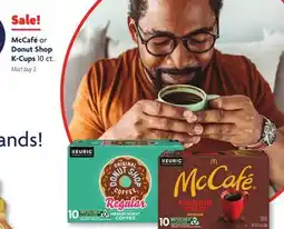 Family Dollar McCafé or Donut Shop K‑Cups offer