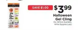 ShopRite Halloween Gel Cling offer
