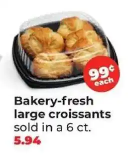 Hy-Vee Bakery fresh large croissants offer