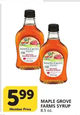 Albertsons MAPLE GROVE FARMS SYRUP offer