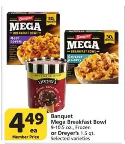 Albertsons Banquet Mega Breakfast Bowl offer