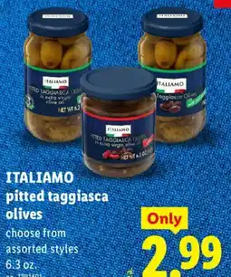 Lidl Itali amo pitted taggiasca olives offer
