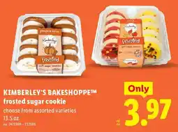 Lidl Kimberley's Bakeshoppe frosted sugar cookie offer