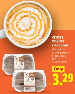 Lidl Clyde's donuts cake donuts offer