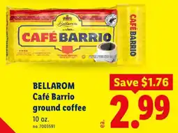 Lidl Bellarom café barrio ground coffee offer