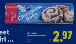Lidl Pillsbury cinnamon rolls, original offer
