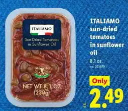 Lidl Italiamo sun-dried tomatoes in sunflower oil offer