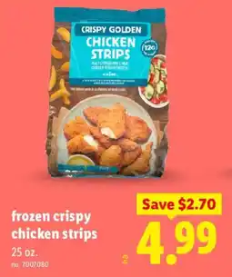 Lidl Crispy Golden chicken strips offer