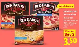 Lidl Red Baron frozen pizza offer