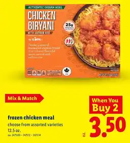 Lidl Lidl frozen chicken meal offer