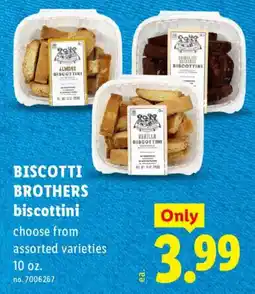 Lidl Biscotti Brothers biscottini offer