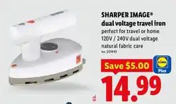 Lidl Sharper image dual voltage travel iron offer