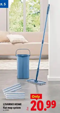 Lidl Livarno Home flat mop system offer