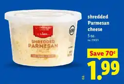 Lidl Lidl premium cheese shredded parmesan cheese offer