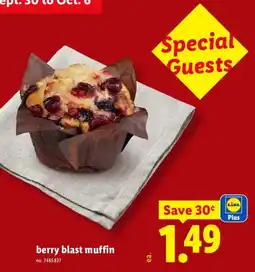 Lidl Lidl berry blast muffin offer