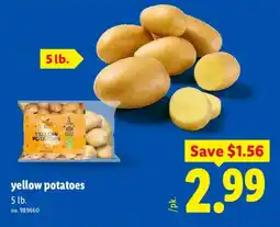 Lidl yellow potatoes offer