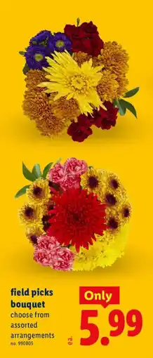 Lidl Field Picks Bouquet offer