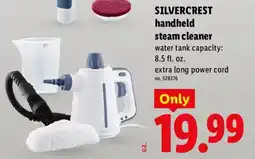 Lidl Silvercrest handheld steam cleaner offer