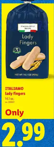 Lidl Italiamo lady fingers offer