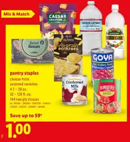 Lidl Mix & Match pantry staples offer