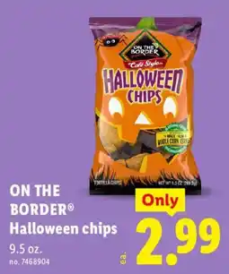 Lidl On The Border Halloween chips offer
