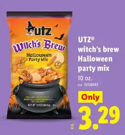 Lidl Utz witch's brew halloween party mix offer