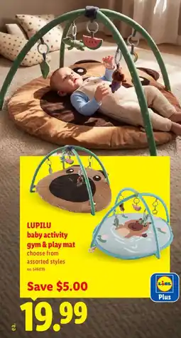 Lidl Lupilu baby activity gym & play mat offer