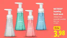 Lidl Method foaming hand wash offer
