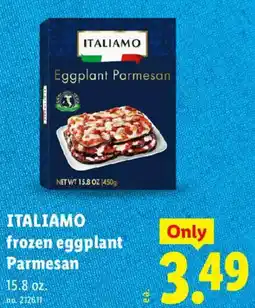 Lidl Italiamo frozen eggplant Parmesan offer