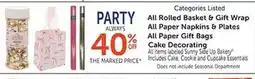 Hobby Lobby All Rolled Basket & Gift Wrap offer