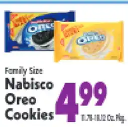 Marino's Supermarket Family Size Nabisco Oreo Cookies offer