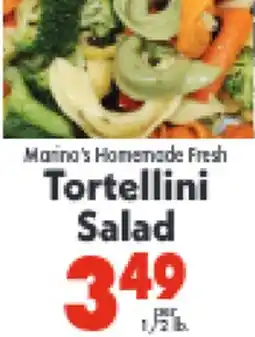 Marino's Supermarket Marina's Homemade Fresh Tortellini Salad offer