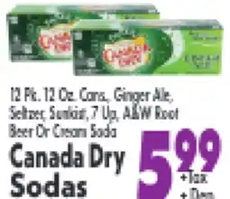 Marino's Supermarket Canada Dry Sodas offer