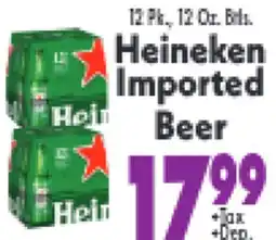 Marino's Supermarket Heineken Imported Beer offer
