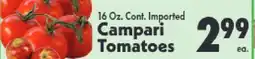 Marino's Supermarket Campari Tomatoes offer