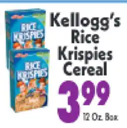 Marino's Supermarket Kellogg's Rice Krispies Cereal offer
