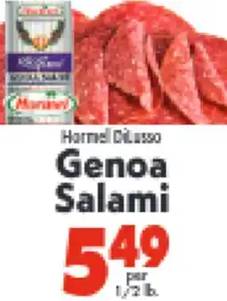 Marino's Supermarket Genoa Salami offer