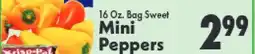Marino's Supermarket 16 Oz. Bag Sweet Mini Peppers offer