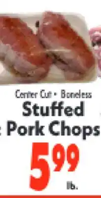 Marino's Supermarket Center Cut • Boneless Stuffed Pork Chops offer