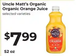 Lifethyme Uncle Matt's Organic Orange Juice offer