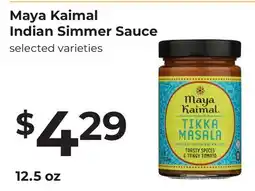 Lifethyme Maya Kaimal Indian Simmer Sauce offer