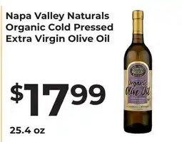 Lifethyme Napa Valley Naturals Organic Cold Pressed Extra Virgin Olive Oil offer