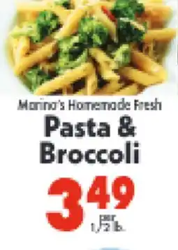 Marino's Supermarket Marina's Homemade Fresh Pasta & Broccoli offer