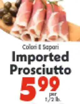 Marino's Supermarket Collani E Sapori Imported Prosciutto offer