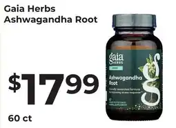 Lifethyme Gaia Herbs Ashwagandha Root offer