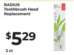 Lifethyme RADIUS Toothbrush Head Replacement offer