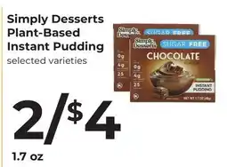 Lifethyme Simply Desserts Plant-Based Instant Pudding offer